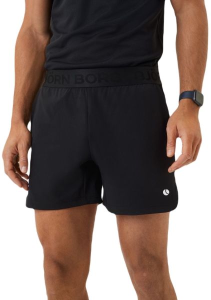 Shorts de tenis para hombre Björn Borg Ace Short Shorts - black beauty