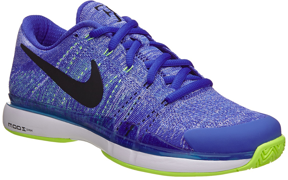 Nike Zoom Vapor Flyknit QS paramount blue/black | Tennis Zone | Shop