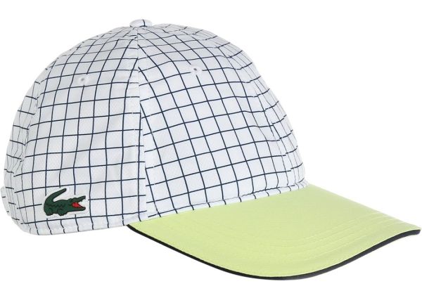 Tennisemüts Lacoste Hardwearing-Lightweight Tennis Cap - white/lime