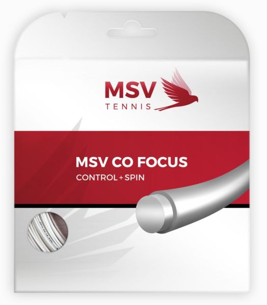 Χορδή τένις MSV Co. Focus (12 m) - white