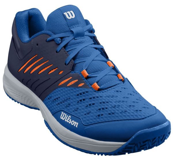 Herren-Tennisschuhe Wilson Kaos Comp 3.0 M - classic blue/peacoat/orange tiger