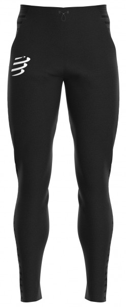 Męskie spodnie tenisowe Compressport Seamless Pants - black