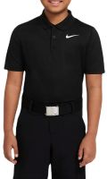 T-shirt pour garçons Nike Dri-Fit Victory Golf Polo - Blanc, Noir