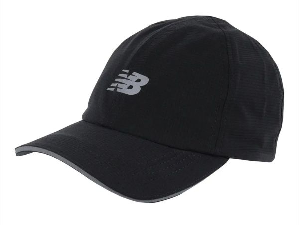 Czapka tenisowa New Balance 6 Panel Performance Hat - black