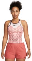 Damen Tennistop Nike Court Dri-Fit Slam Tank Top - pink bloom/night maroon/black