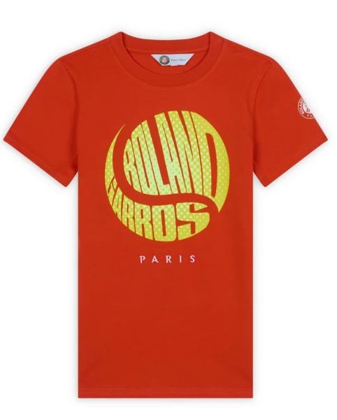 Boys' t-shirt Roland Garros Santiago Ball - Orange