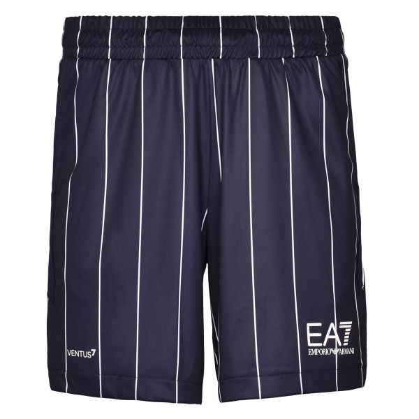 Meeste tennisešortsid EA7 Man Jersey Shorts - blue/white