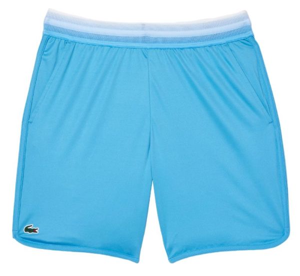 Pánske šortky Lacoste Tennis X Daniil Medvedev Shorts - Modrý