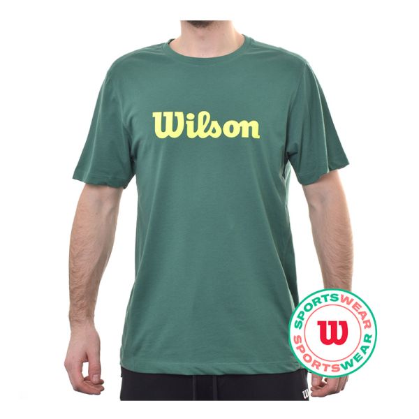 Męski T-Shirt Wilson Graphic T-Shirt - Zielony