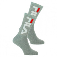 Teniso kojinės Fila Unisex Tennis Plain Socks 2P - grey