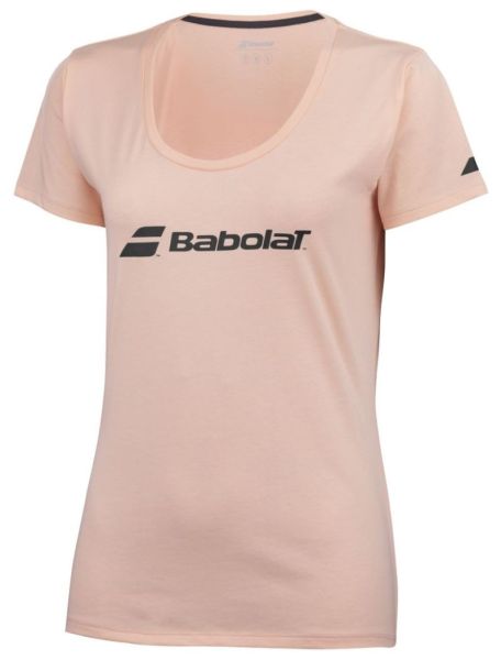 Тениска за момичета Babolat Exercise Tee Girl - tropical peach