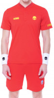 Polo de tennis pour hommes Hydrogen Nation Cup Tech Serafino - red