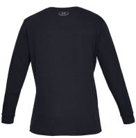 Herren Tennis-Langarm-T-Shirt Under Armour Men's Sportstyle Left Chest Long Sleeve - Schwarz Herren Tennis-Langarm-T-Shirt Under Armour Men's Sportstyle Left Chest Long Sleeve - Schwarz