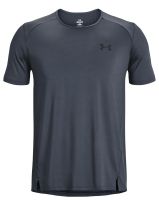 Herren Tennis-T-Shirt Under Armour Armourprint Short Sleeve - gray