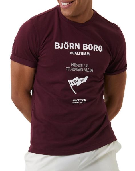 T-shirt da uomo Björn Borg Stockholm Training T-shirt - winetasting