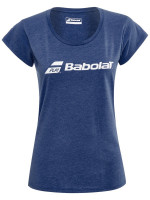 Marškinėliai moterims Babolat Exercise Tee Women - estate blue heather