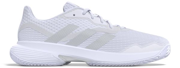 Zapatillas de tenis para mujer Adidas CourtJam Control W Clay - footwear white/silver metallic/grey one