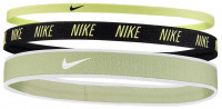 Opaska na głowę Nike Mixed Width Headbands 3P - lime ice/black/lime ice
