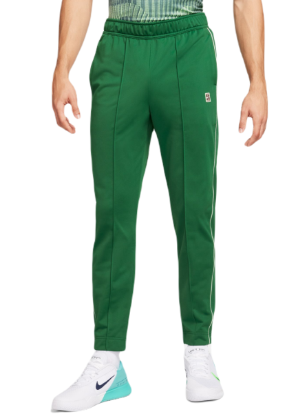 Męskie spodnie tenisowe Nike Court Heritage Suit Pant - gorge green/coconut milk