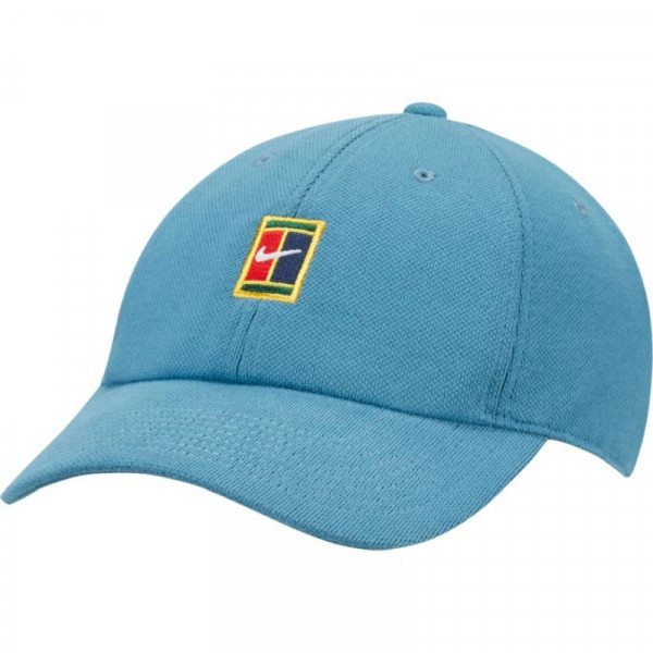 Czapka tenisowa Nike H86 Court Logo Cap - riftblue/binary blue