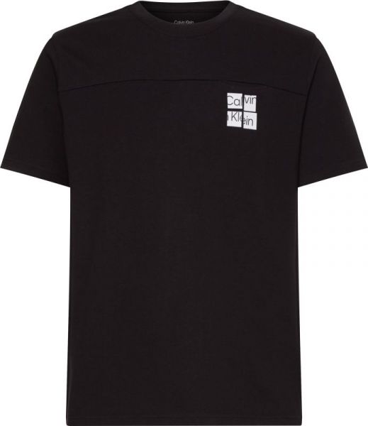 Pánské tričko Calvin Klein PW SS T-shirt - black beauty