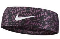 Лента Nike Dri-Fit Fury Headband 3.0 Printed - cosmic fuchsia/white