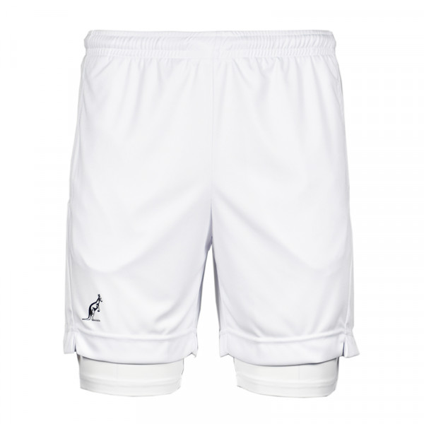 Herren Tennisshorts Australian Ace Shorts with Lift - bianco