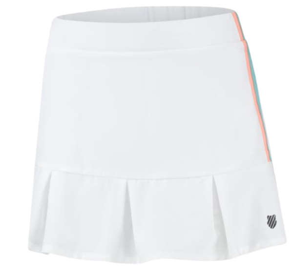 Dámske sukne K-Swiss Tac Hypercourt Pleated Skirt 3 - white