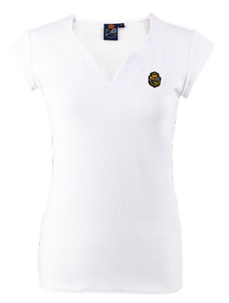 Damen T-Shirt Monte-Carlo Country Club Patch T-Shirt - white
