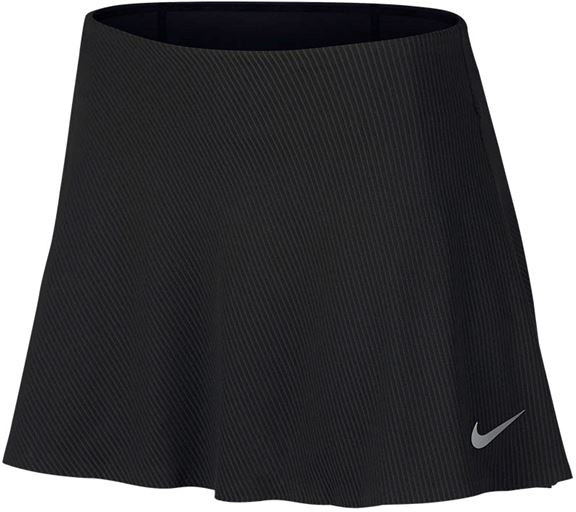  Nike Court Zonal Cooling Smash Skirt PS NT - black/anthracite/metallic silver