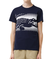 Ανδρικά Μπλουζάκι Lacoste Tennis x Novak Djokovic T-shirt - navy blue Ανδρικά Μπλουζάκι Lacoste Tennis x Novak Djokovic T-shirt - navy blue