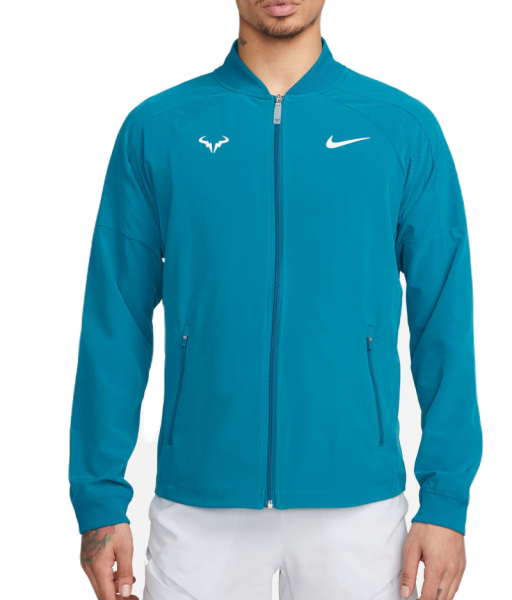 Sudadera de tenis para hombre Nike Court Dri-Fit Rafa Jacket - green abyss/white