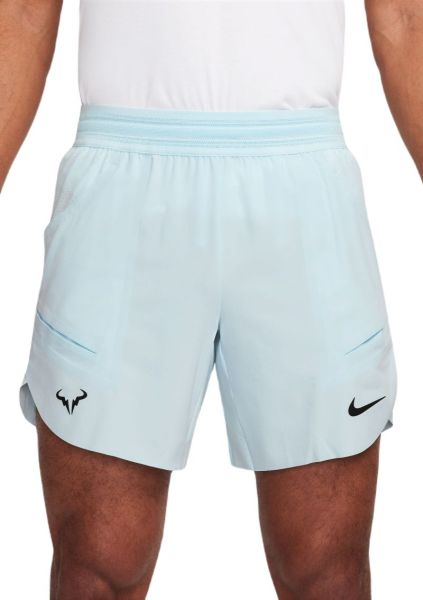 Pantalón corto de tenis hombre Nike Dri-Fit Rafa Short - Negro, Turquesa