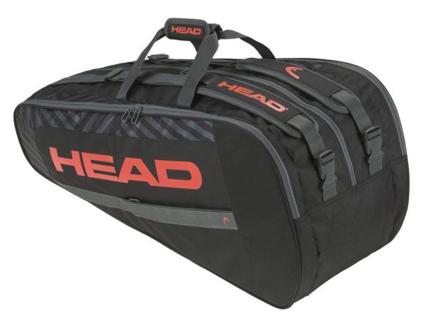 Teniso krepšys Head Base Racquet Bag L - black/orange