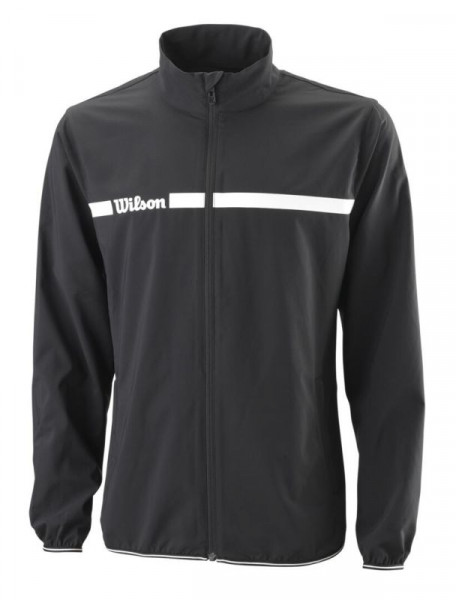 Herren Tennissweatshirt Wilson Team II Woven Jacket M - black