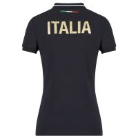 Ženski teniski polo majica EA7 Woman Jersey Polo Shirt - night blue Ženski teniski polo majica EA7 Woman Jersey Polo Shirt - night blue