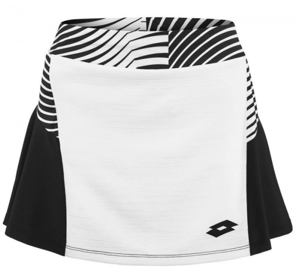  Lotto Top Ten W II Skirt PRT - bright white/all black