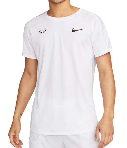 Męski T-Shirt Nike Rafa Challenger Dri-Fit Tennis Top - white/black