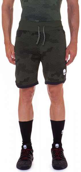 Męskie spodenki tenisowe Hydrogen Tech Camo Shorts - green camouflage