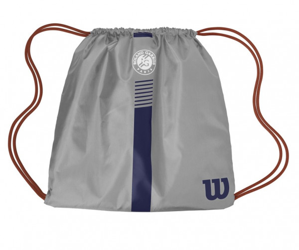 Tennis Backpack Wilson Roland Garros Cinch Bag - grey/navy/clay