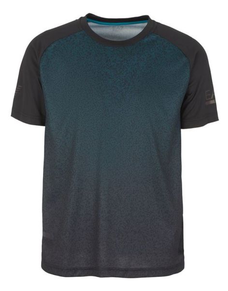 Herren Tennis-T-Shirt EA7 Man Jersey T-Shirt - fancy black