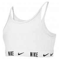 Sportski grudnjak za djevojke Nike Trophy Bra G - white/white/black
