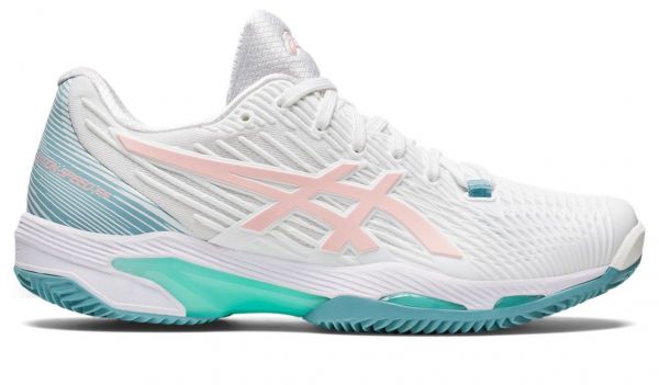 Naiste tennisejalatsid Asics Solution Speed FF 2 Clay - white/frosted rose