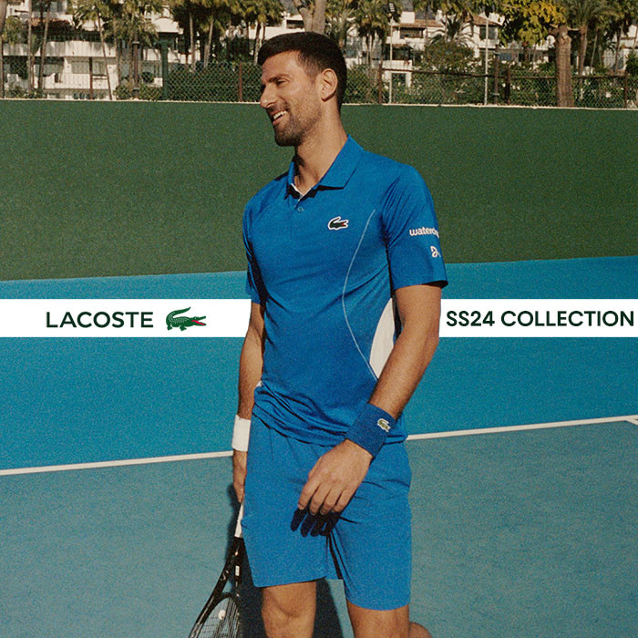 Casquette Tennis Lacoste SPORT à imprimé géométrique Blanc / Noir / Jaune  Fluo