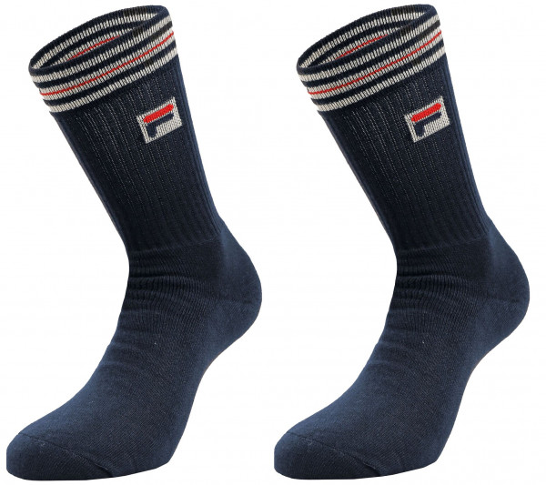 Ponožky Fila Unisex Heritage 2P - Modrý