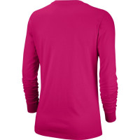 Moteriški marškinėliai Nike Swoosh Essential LS Icon Ftr - fireberry/white Moteriški marškinėliai Nike Swoosh Essential LS Icon Ftr - fireberry/white