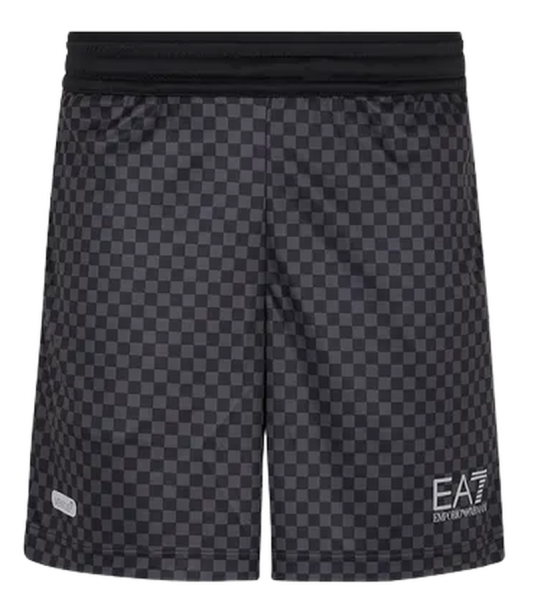 Shorts de tenis para hombre EA7 Man Jersey Shorts - black