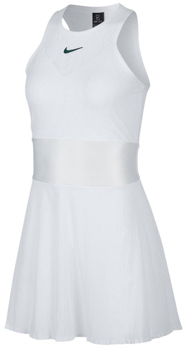 Nike Court Dress Maria PS - white/black | Tennis Zone | Tennis Shop