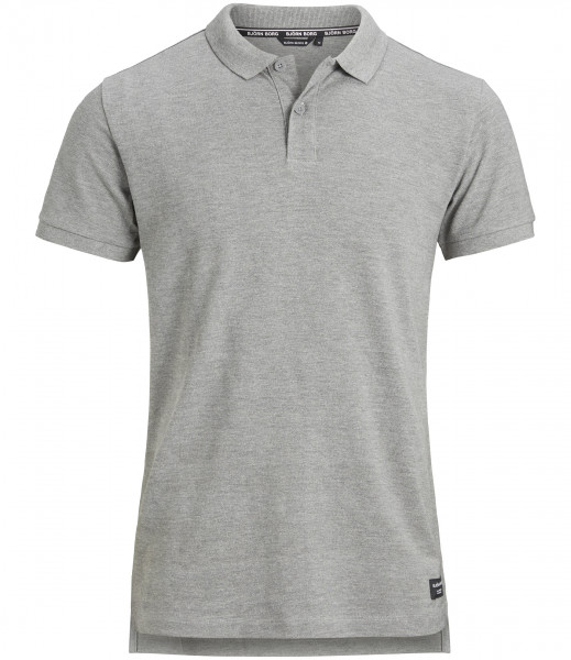 Men's Polo T-shirt Björn Borg BBCentre Polo - light grey melange