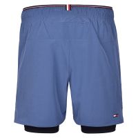 Férfi tenisz rövidnadrág Tommy Hilfiger 2-1 Essentials Training Shorts - blue coast Férfi tenisz rövidnadrág Tommy Hilfiger 2-1 Essentials Training Shorts - blue coast